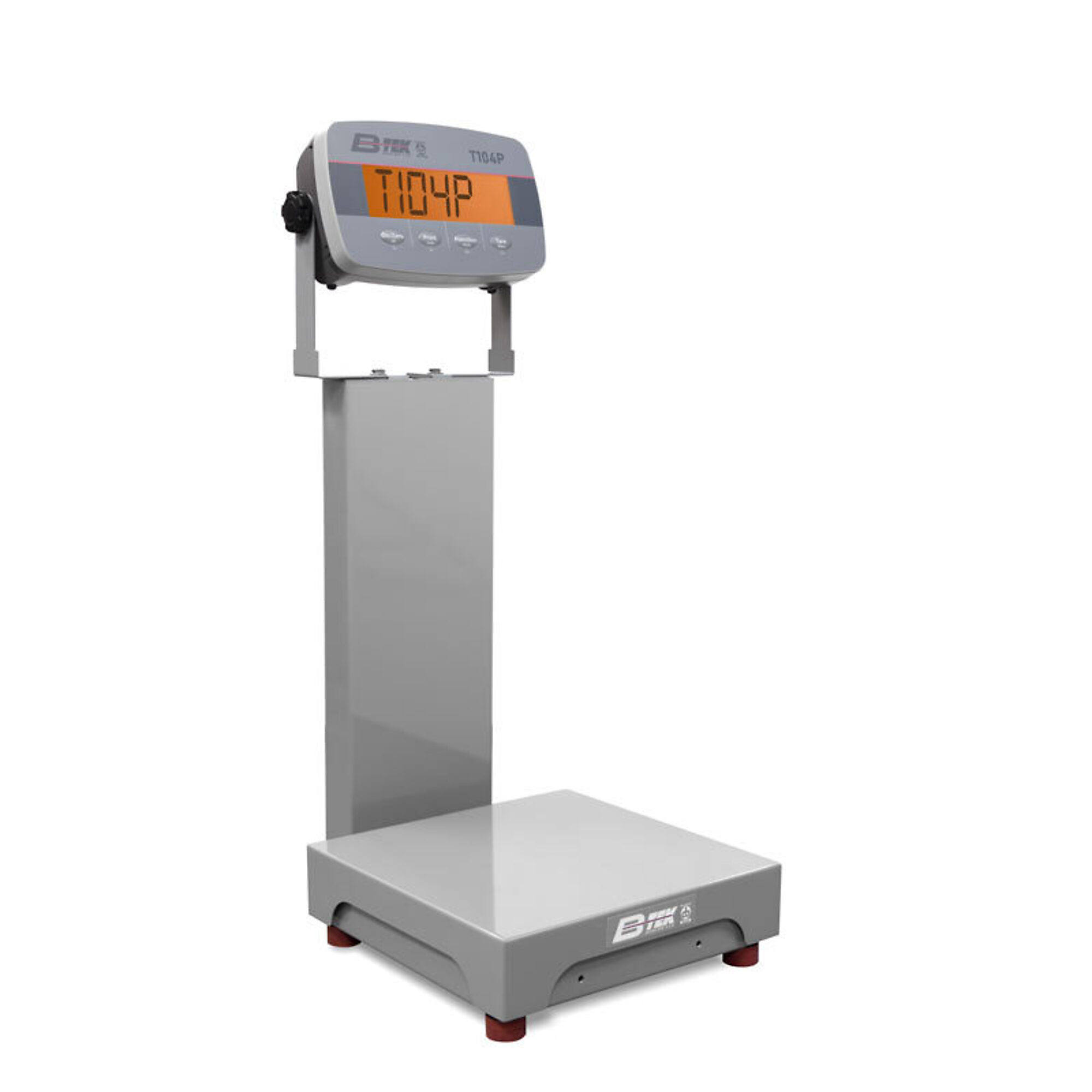 B-TEK 12x12 100lb Bench Scale & Indicator Package. General, Count and Check Weighing